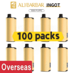 Alibarbar Ingot 9000 puffs-100 pack Multiple flavors