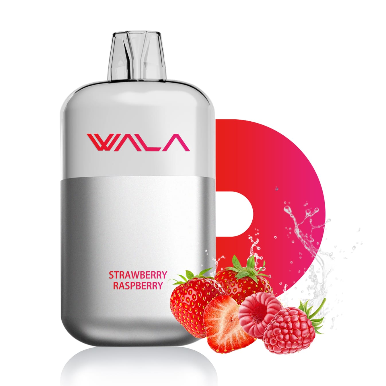 strawberry-raspberry.jpg Wala POP 10000 Puffs – Strawberry Raspberry - Image 1
